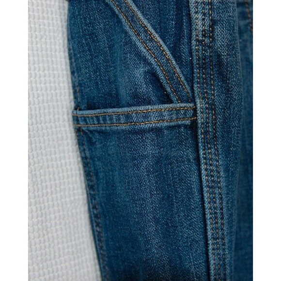 Carhartt Relaxed Fit Double Knee Denim Jeans 30x30 Blue 103328 966 *Distressed - Picture 4 of 12